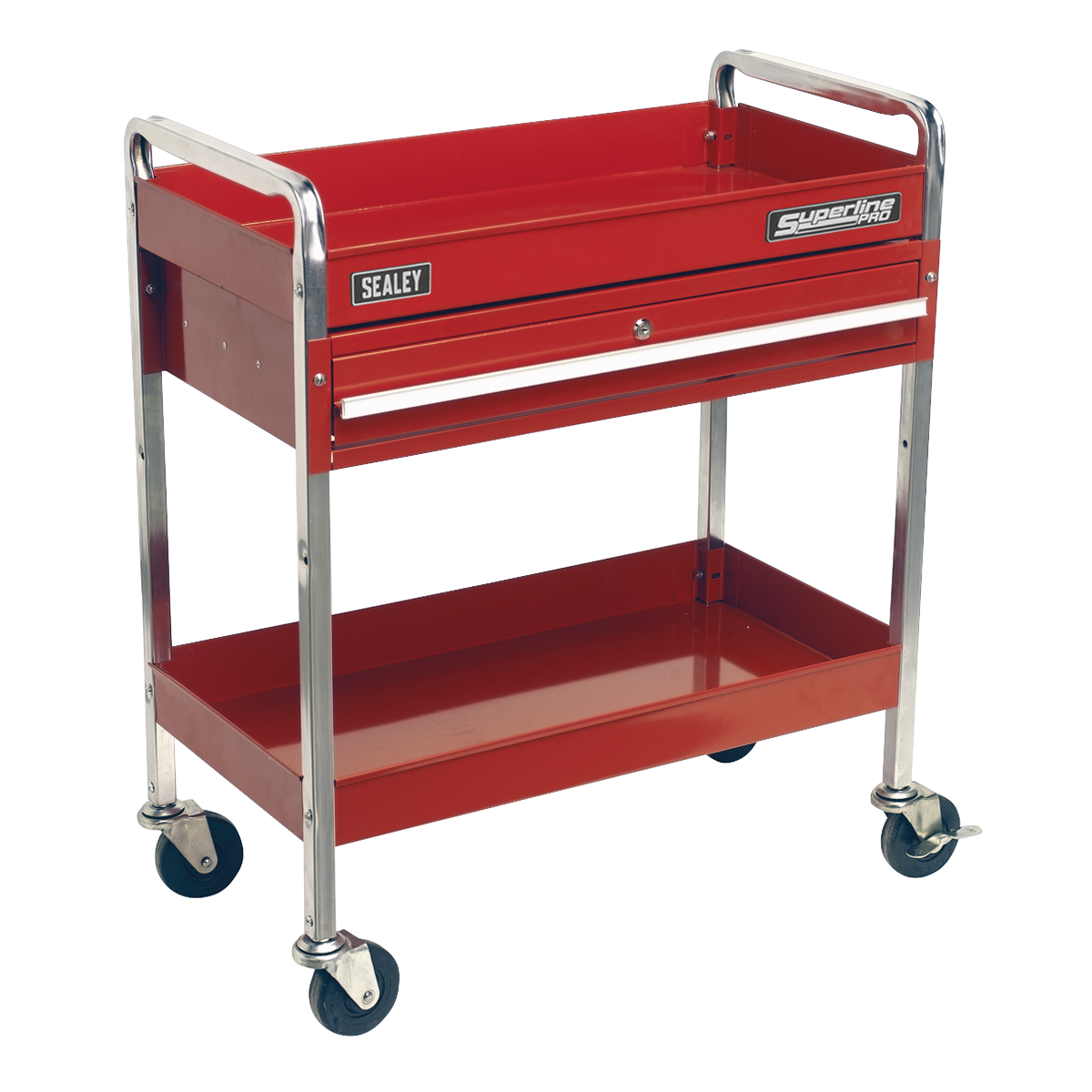 Sealey Superline PRO® Heavy-Duty Trolley with Lockable Drawer 2-Level CX101D