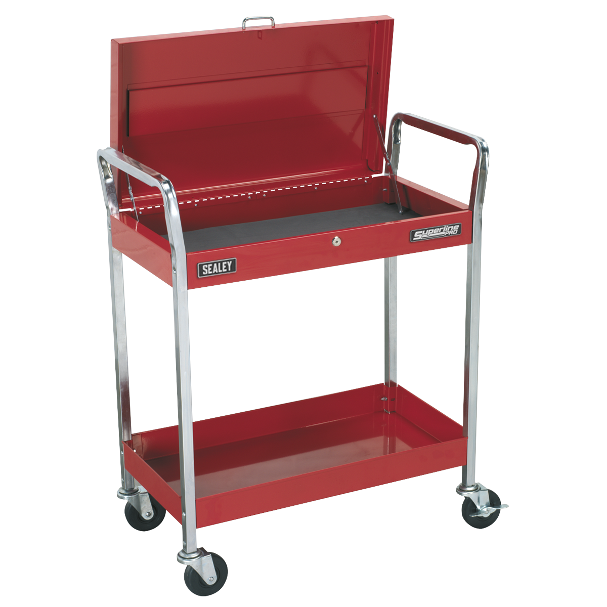 Sealey Superline PRO® Heavy-Duty Trolley with Lockable Top 2-Level CX104