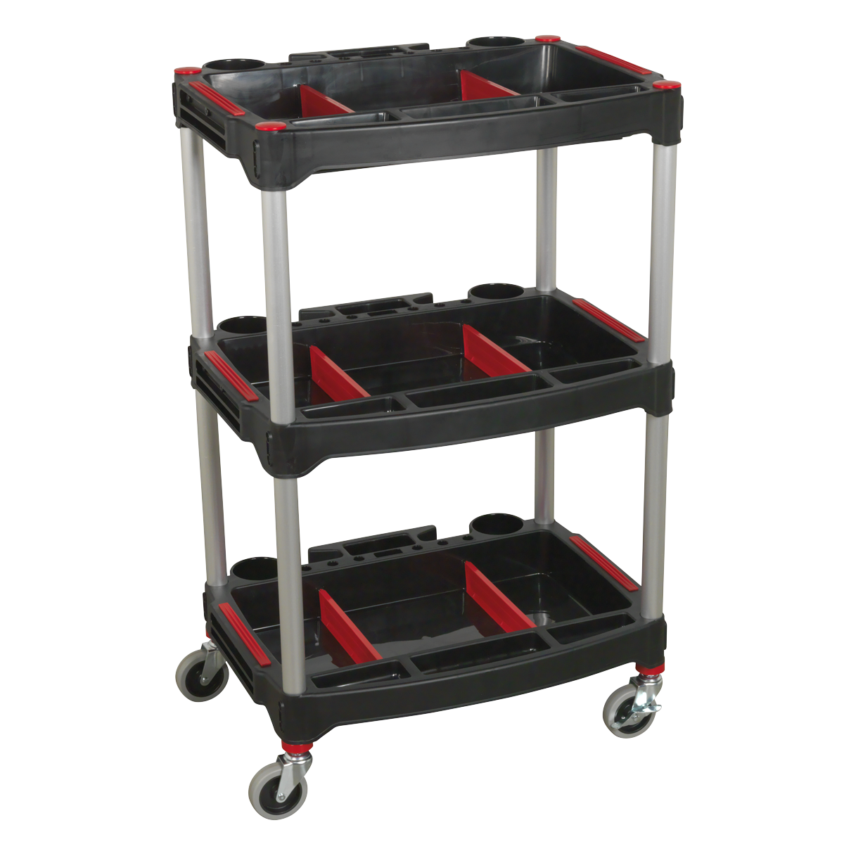 Sealey Composite Workshop Trolley with Parts Storage 3-Level CX313