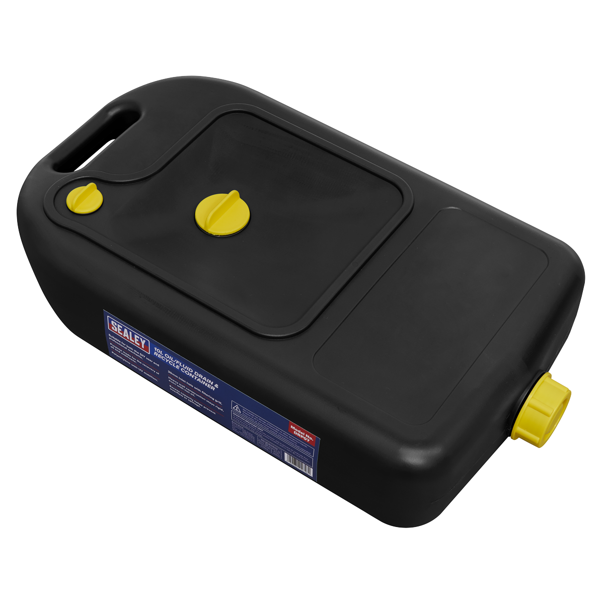 Sealey Oil/Fluid Drain & Recycle Container 10L DRP07