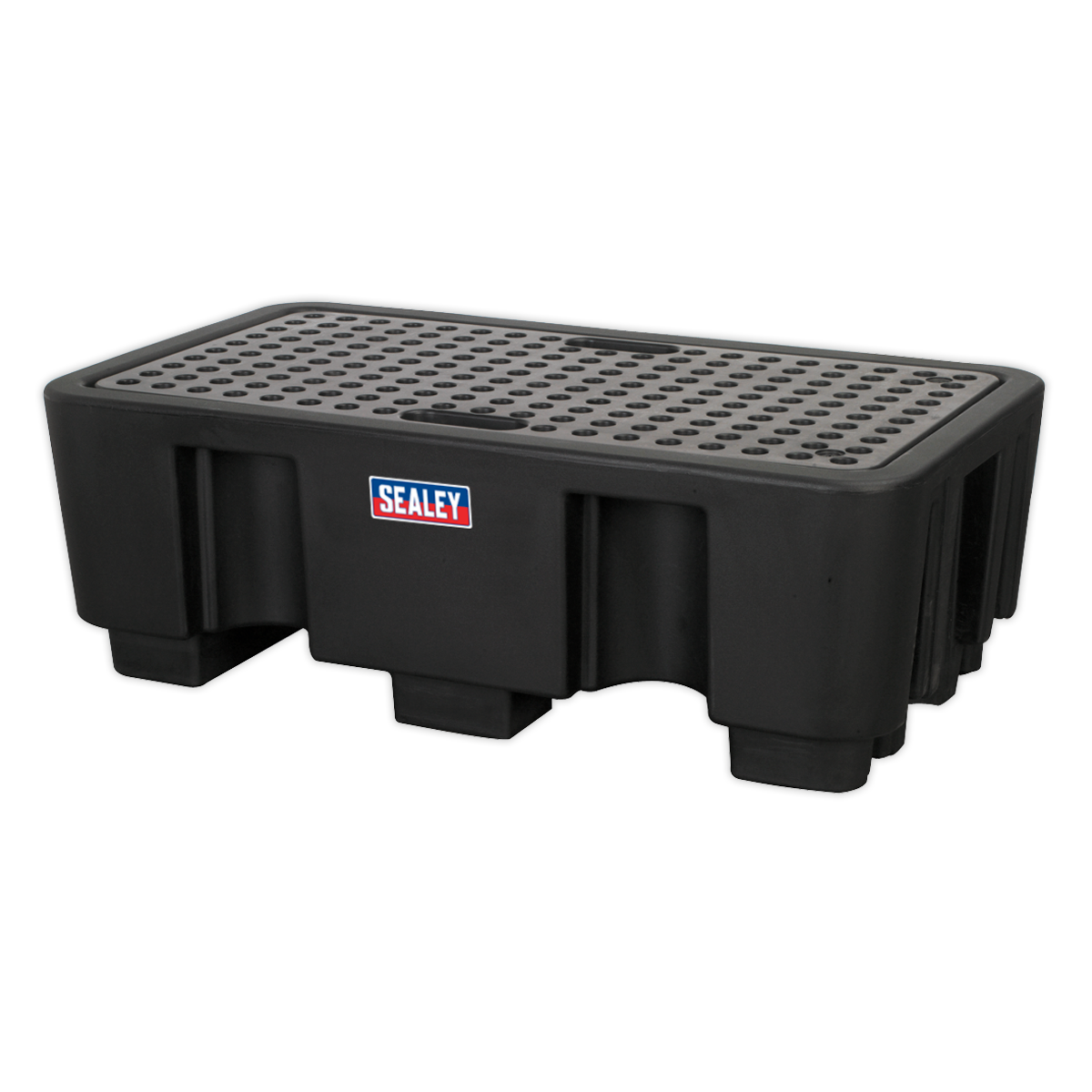 Sealey 2 Drum Polyethylene Barrel Bund/Spill Pallet 1300 x 750 x 440mm DRP17