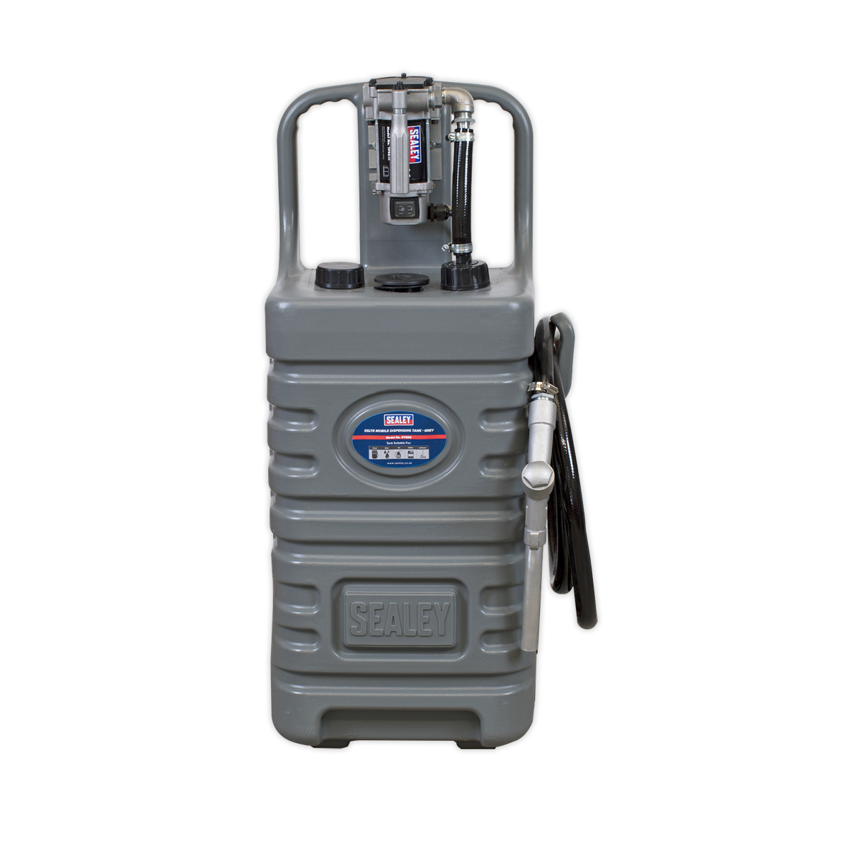 Sealey Mobile Dispensing Tank with Diesel Pump 55L - Grey DT55GCOMBO1