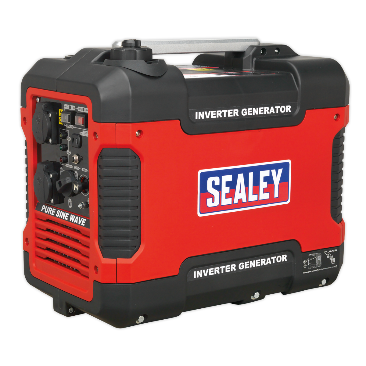 Sealey 2000W Inverter Generator 4-Stroke Engine 230V G2000I