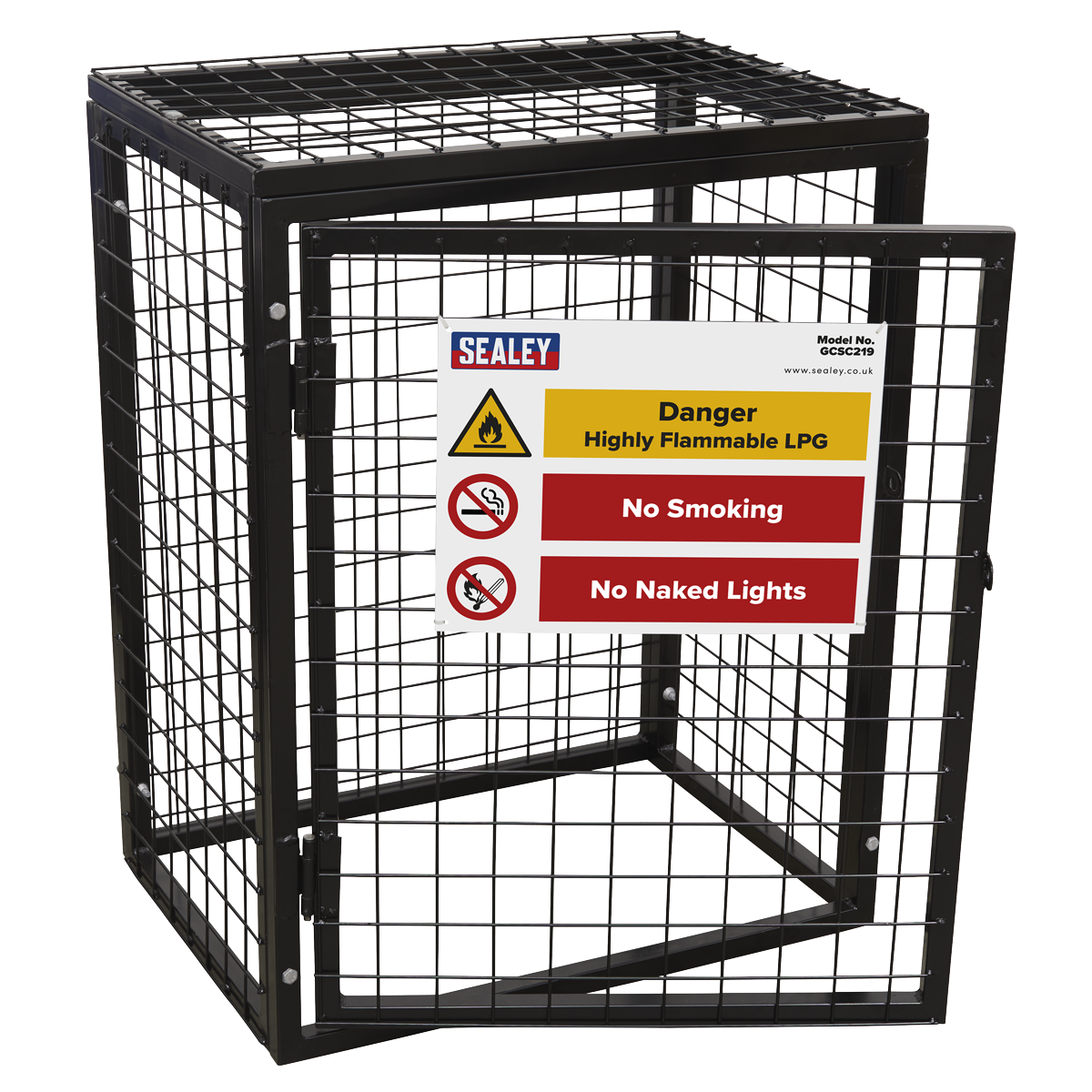 Sealey Gas Cylinder Safety Cage - 2 x 19kg GCSC219
