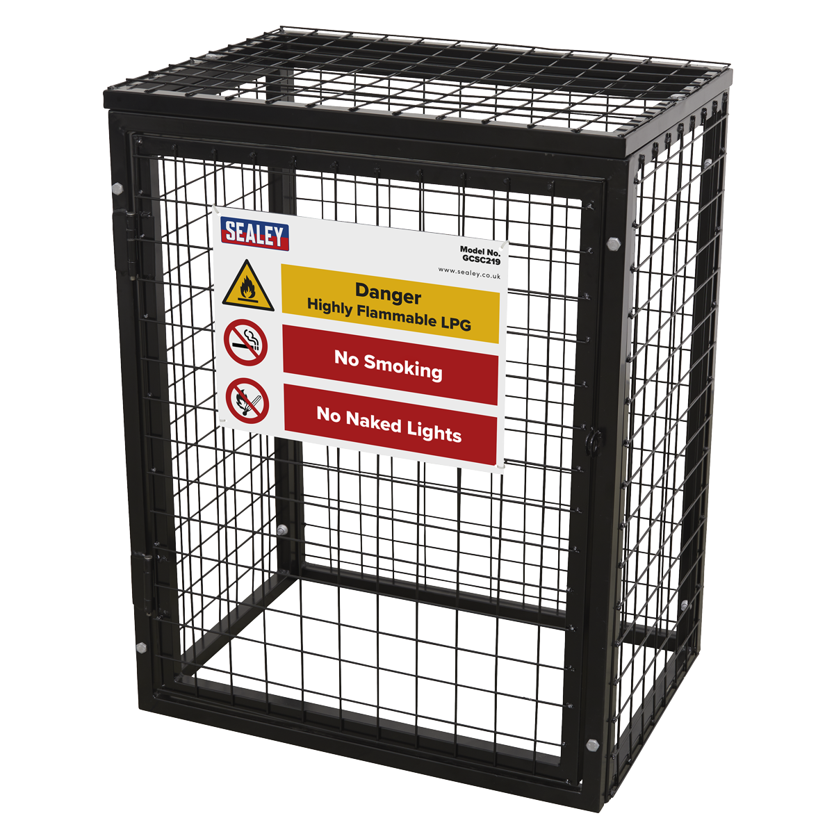Sealey Gas Cylinder Safety Cage - 2 x 19kg GCSC219