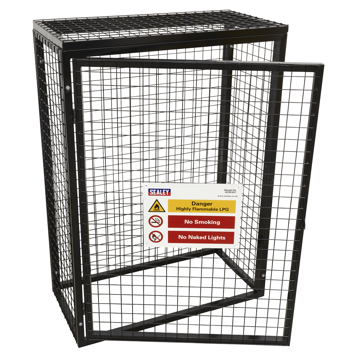 Sealey Gas Cylinder Safety Cage - 2 x 47kg GCSC247