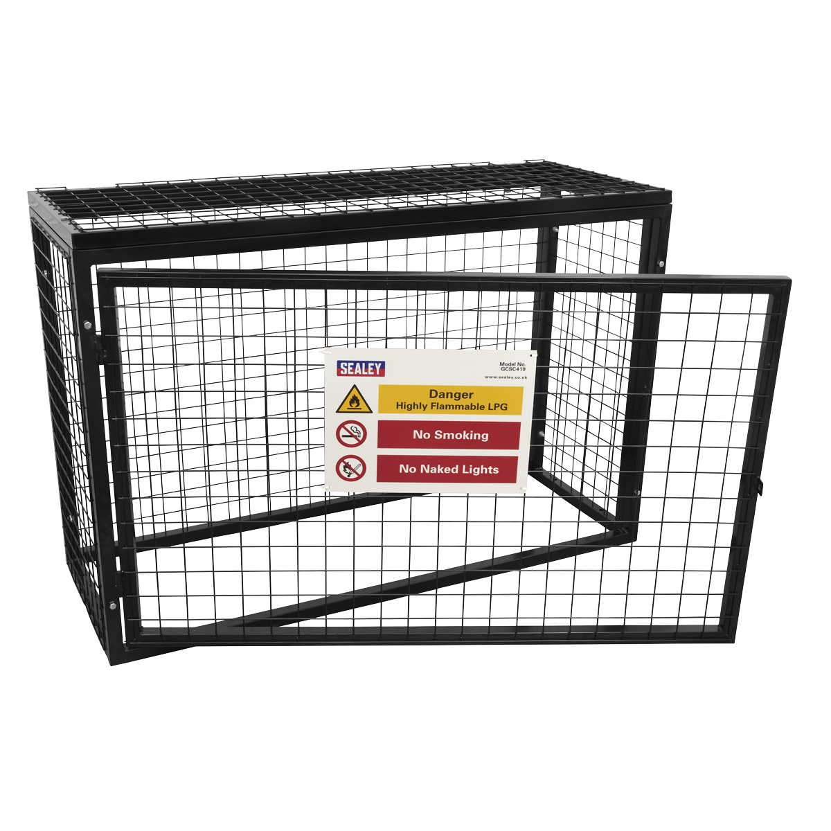 Sealey Gas Cylinder Safety Cage - 4 x 19kg GCSC419