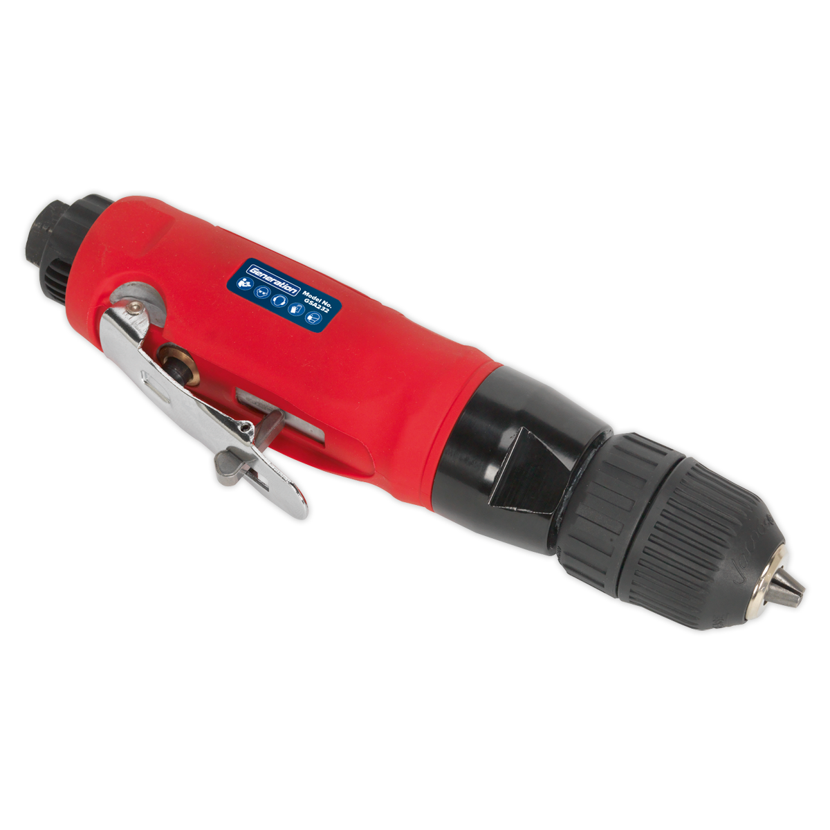 Sealey Generation Straight Air Drill with Keyless Chuck 10mm GSA232