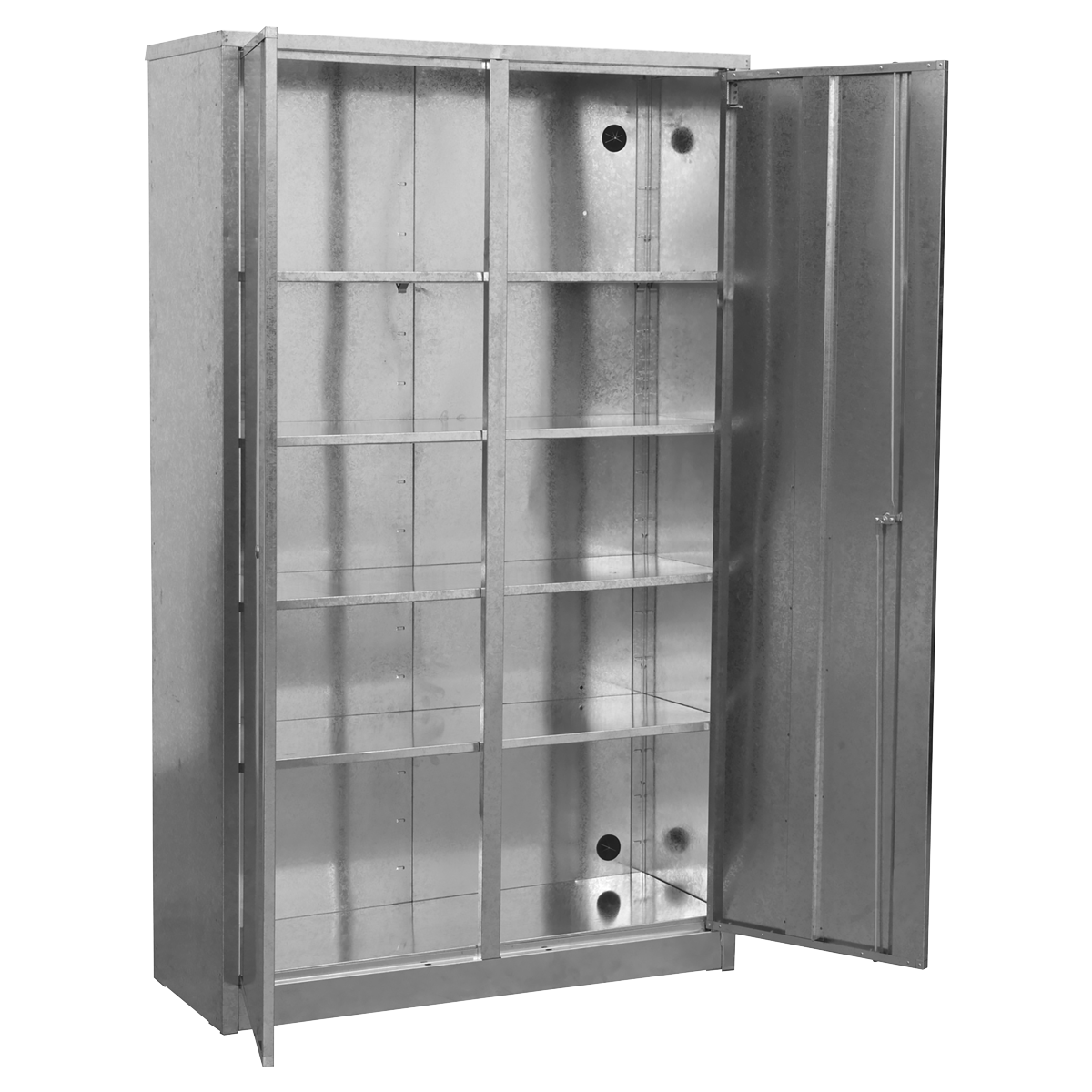 Sealey Extra-Wide Galvanized Steel Floor Cabinet with 4 Shelves GSC110385