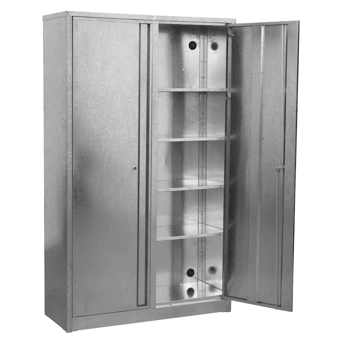 Sealey Extra-Wide Galvanized Steel Floor Cabinet with 4 Shelves GSC110385