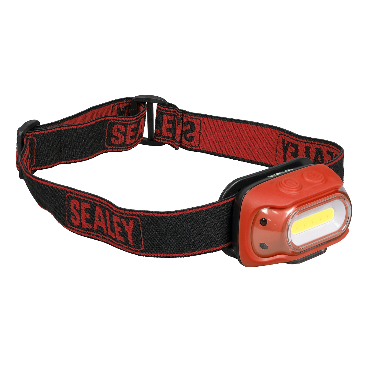 Sealey Rechargeable Head Torch with Auto-Sensor 8W COB LED - Red HT08RR