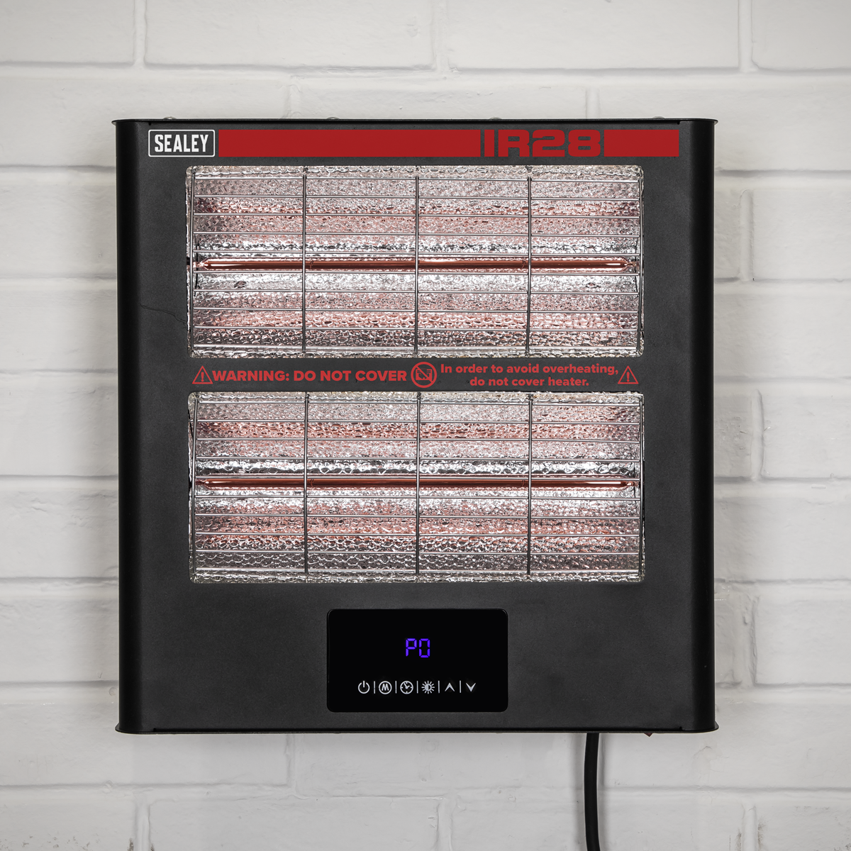 Sealey Wall Mounting Infrared Quartz Heater 2.8kW/230V IR28