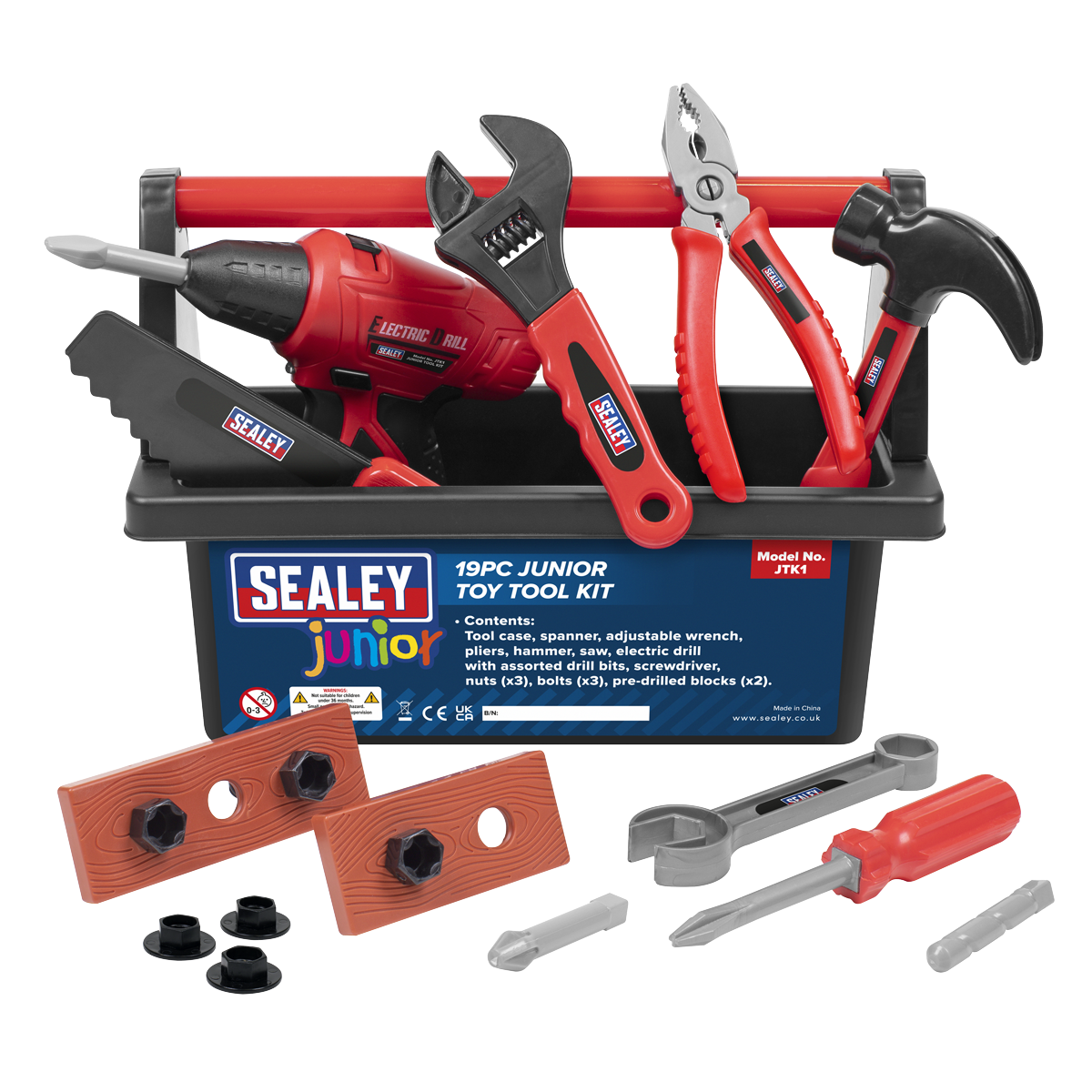 Sealey Junior Toy Tool Set 19pc JTK1