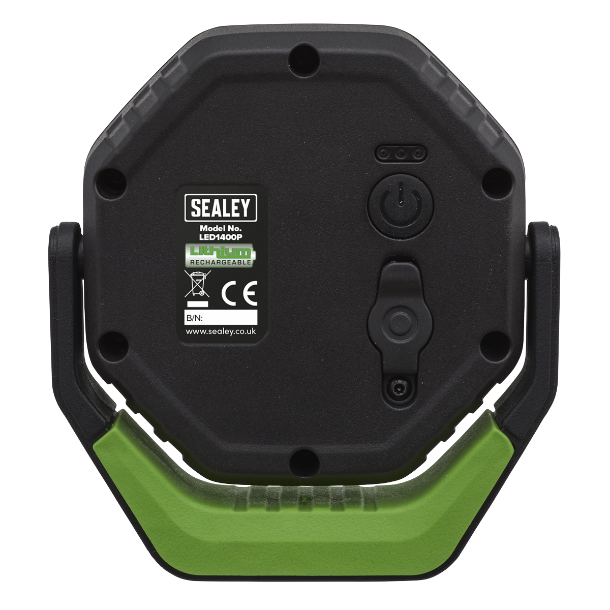 Sealey 360° Rechargeable Pocket Floodlight with Magnet 14W COB LED - Green LED1400P