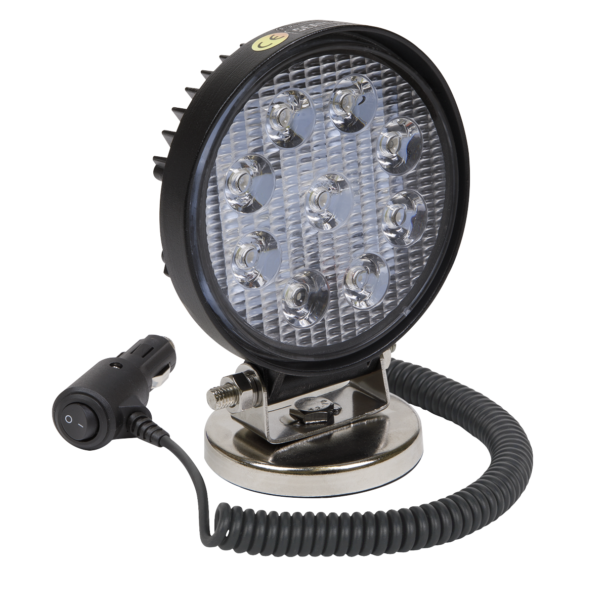 Sealey Round Worklight with Magnetic Base 27W SMD LED LED3RM