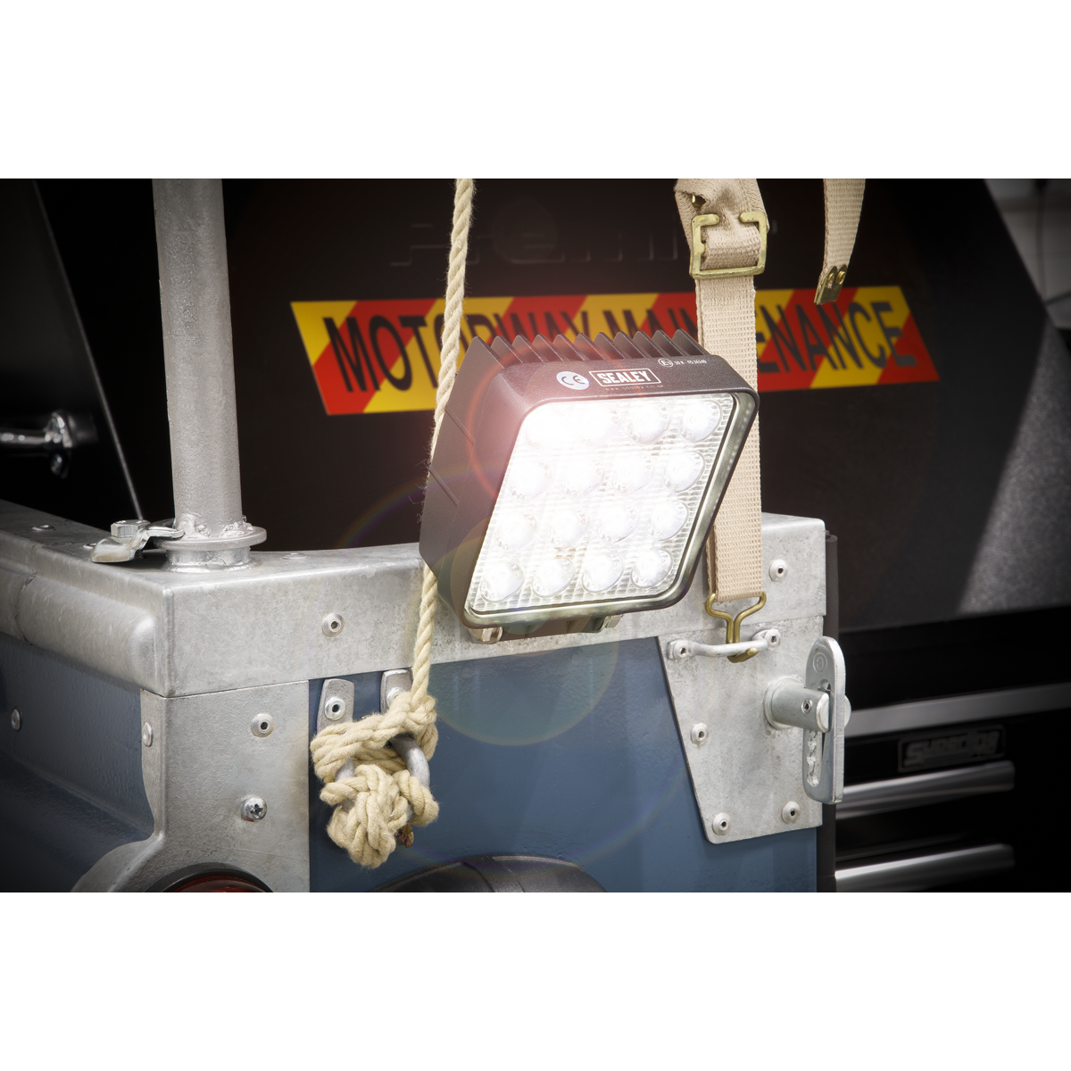 Sealey Square Worklight with Adjustable Bracket 48W SMD LED LED5S