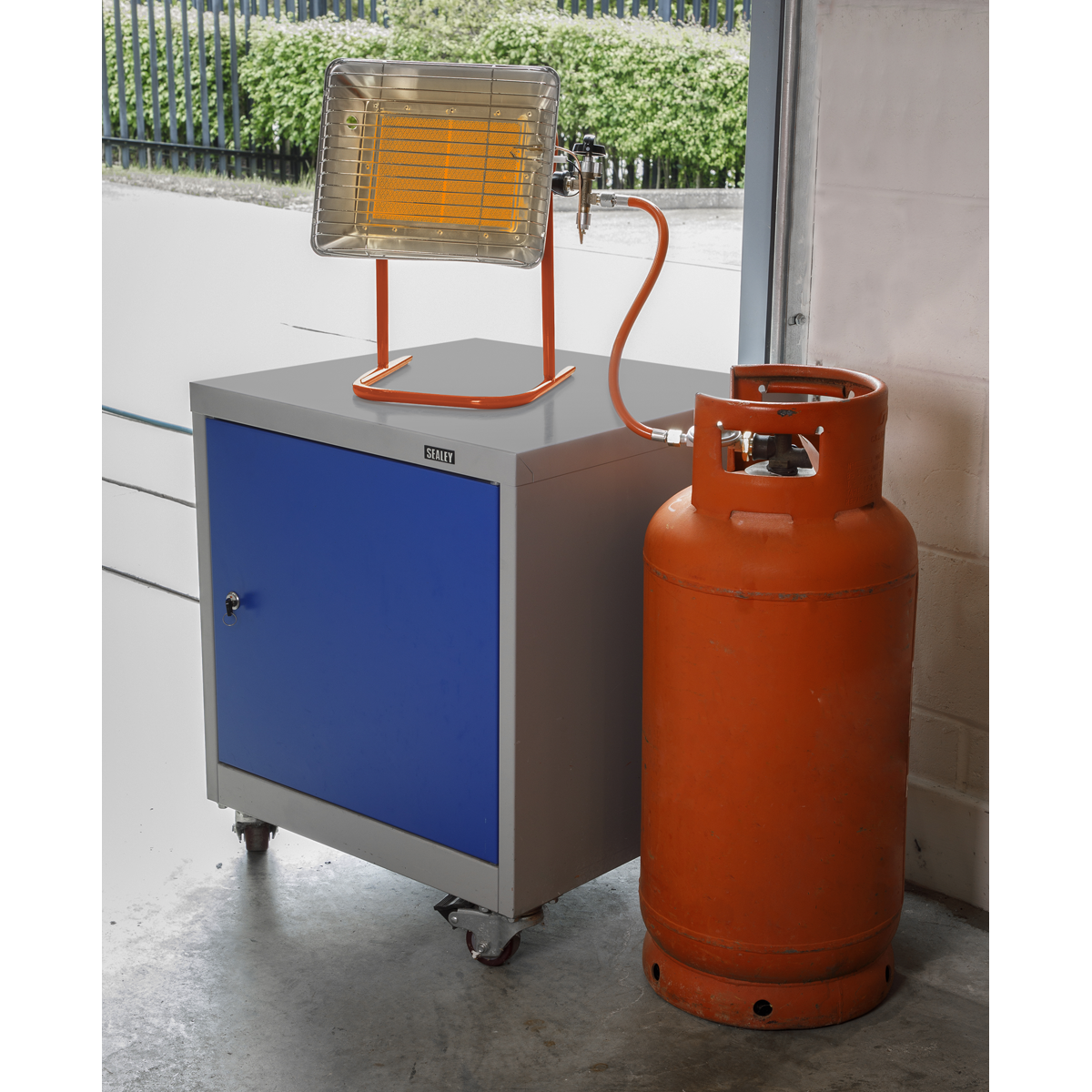 Sealey Propane Heater with Stand 14,330Btu/hr LP14