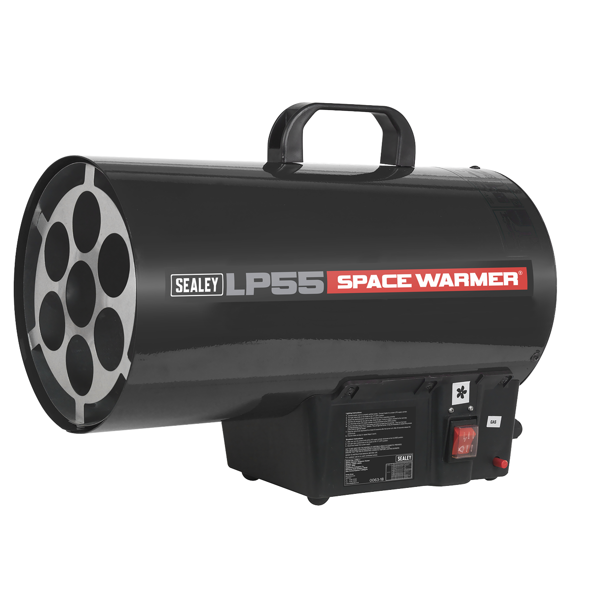 Sealey Space Warmer® Propane Heater 54,500Btu/hr(16kW) LP55