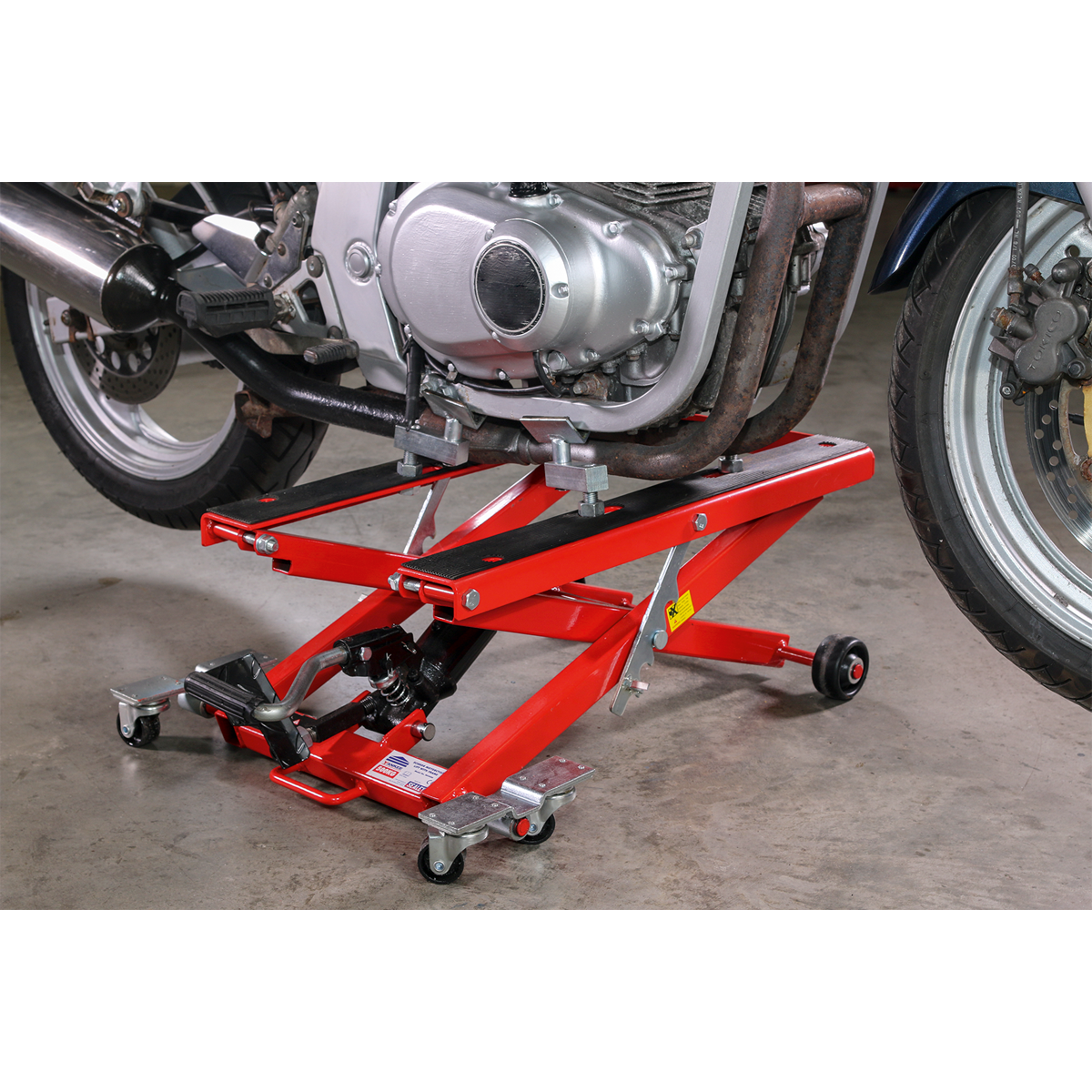 Sealey Hydraulic Motorcycle & Quad Scissor Lift 500kg Capacity MC4500