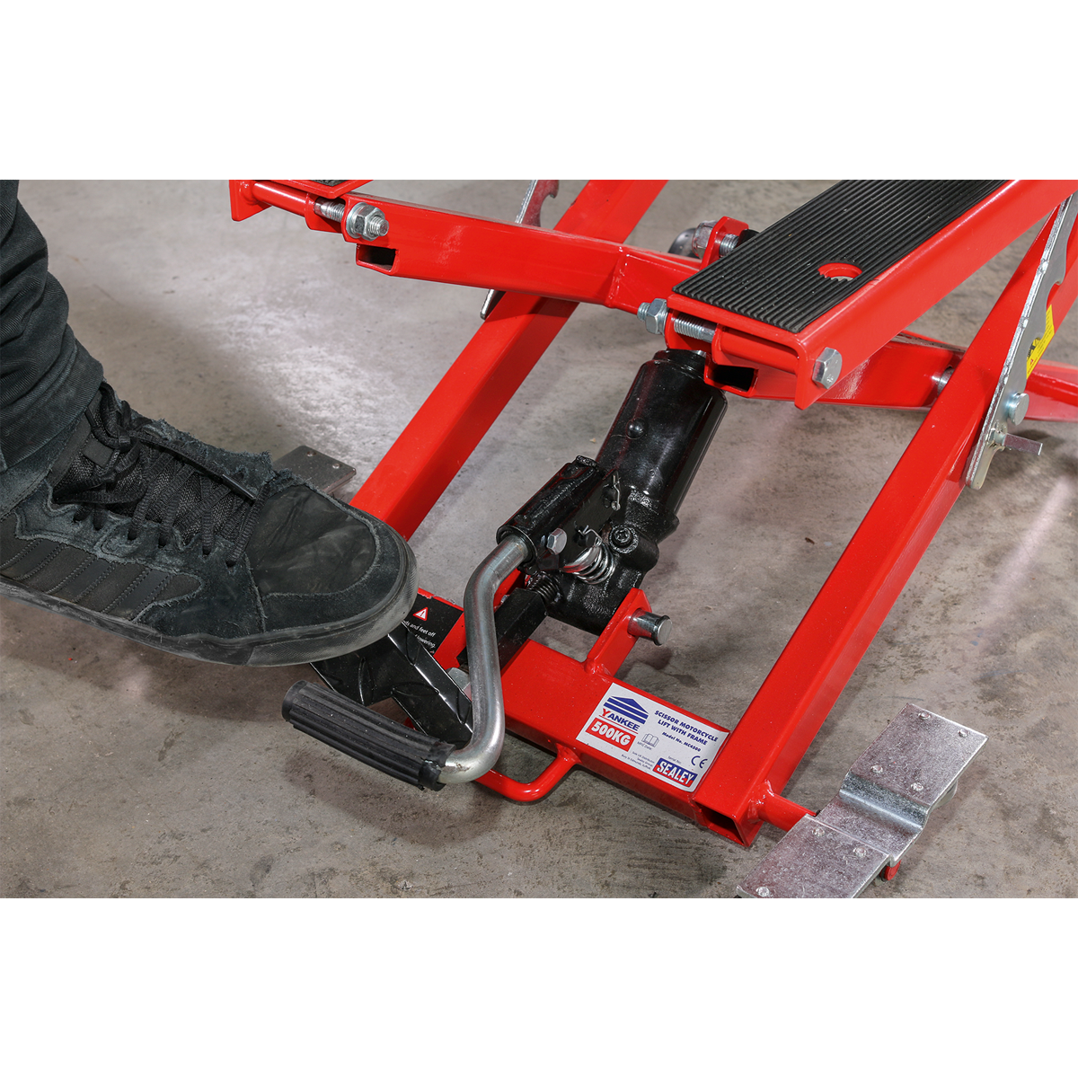 Sealey Hydraulic Motorcycle & Quad Scissor Lift 500kg Capacity MC4500