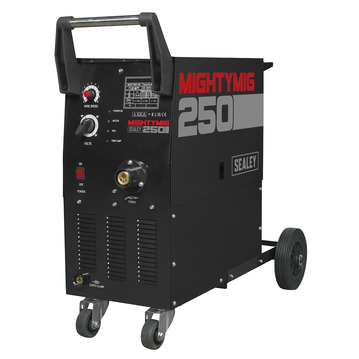 Sealey Professional Gas/Gasless MIG Welder with Euro Torch 250A MIGHTYMIG250