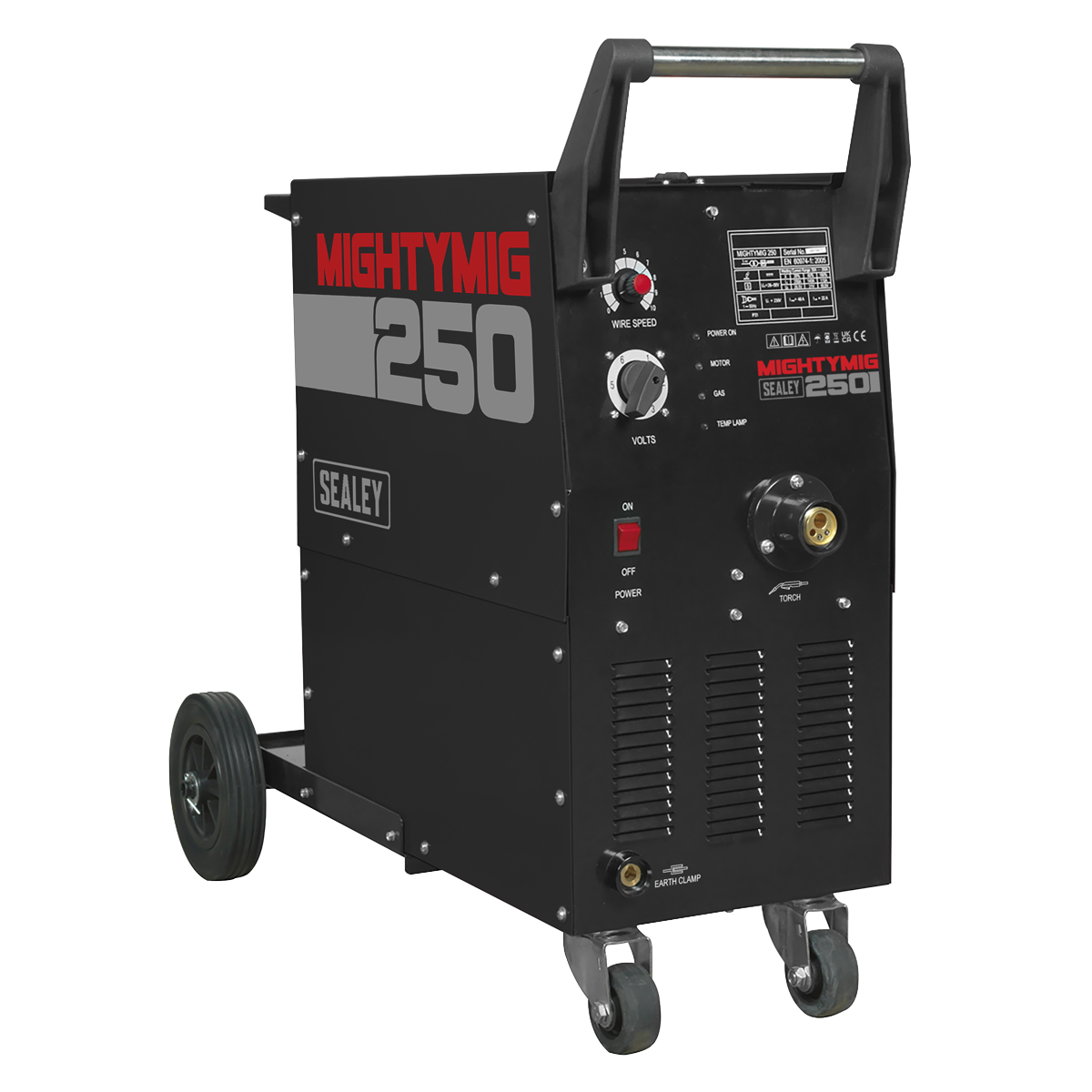 Sealey Professional Gas/Gasless MIG Welder with Euro Torch 250A MIGHTYMIG250