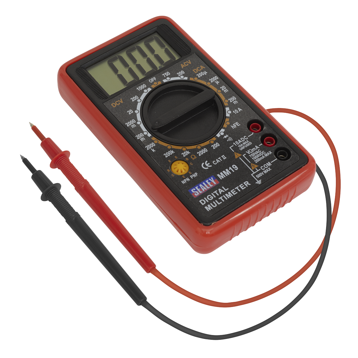 Sealey 7-Function Digital Multimeter MM19