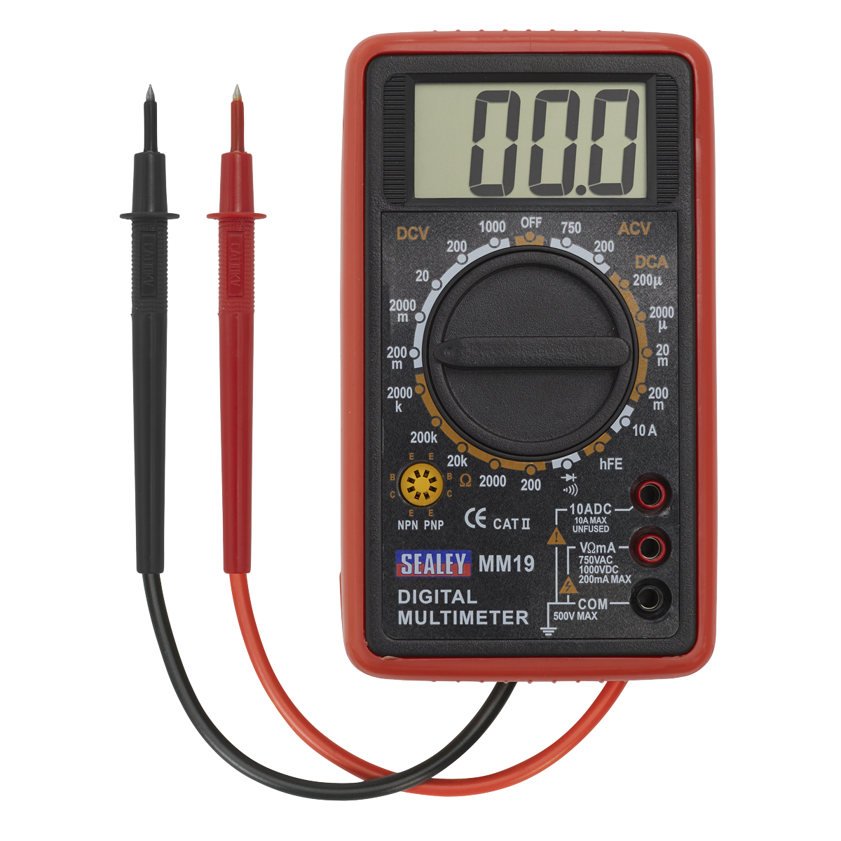 Sealey 7-Function Digital Multimeter MM19