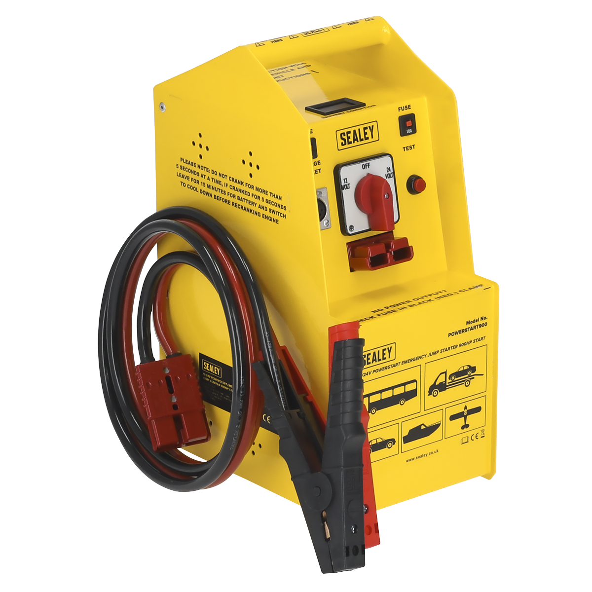 Sealey 12/24V Emergency Jump Starter 900hp Start POWERSTART900