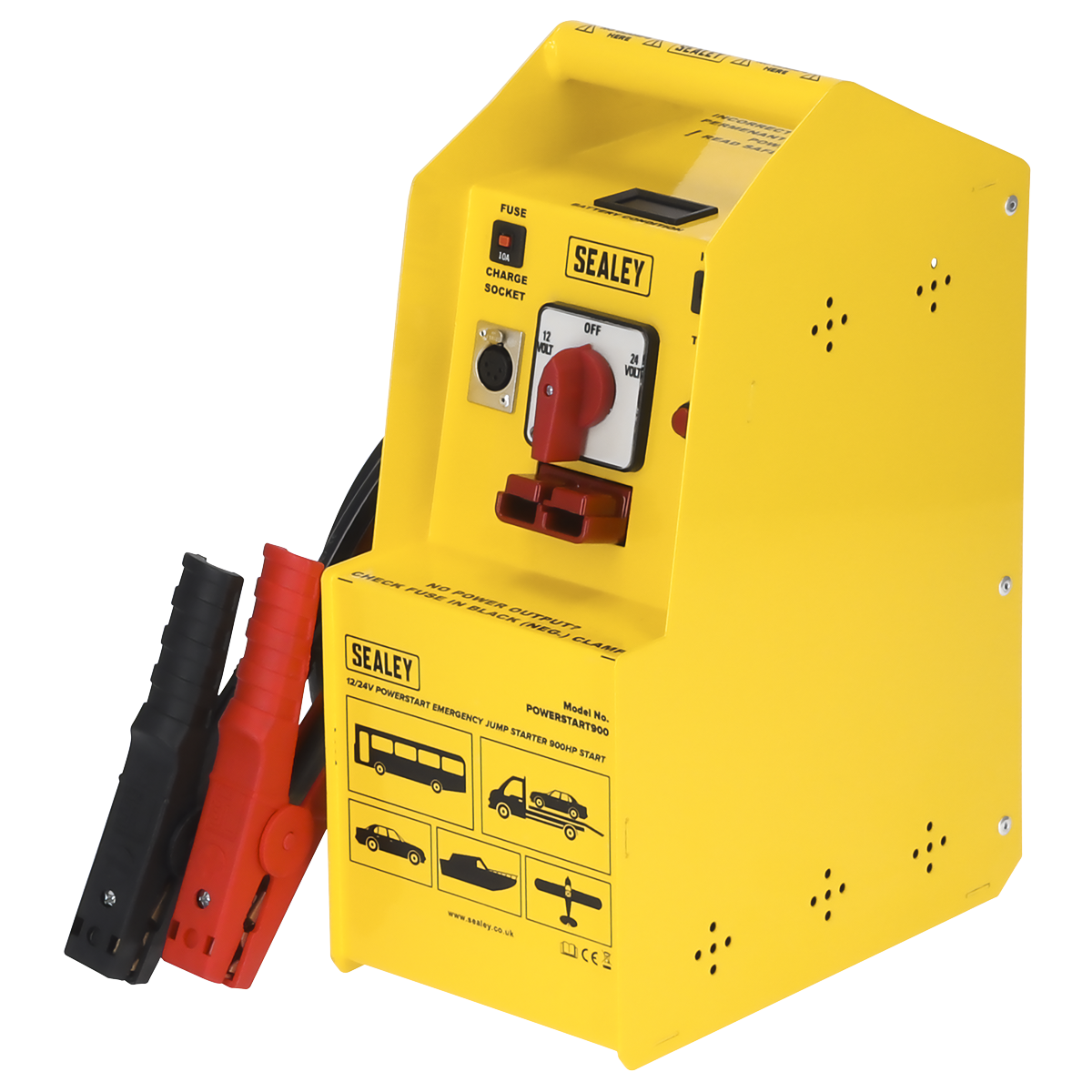 Sealey 12/24V Emergency Jump Starter 900hp Start POWERSTART900