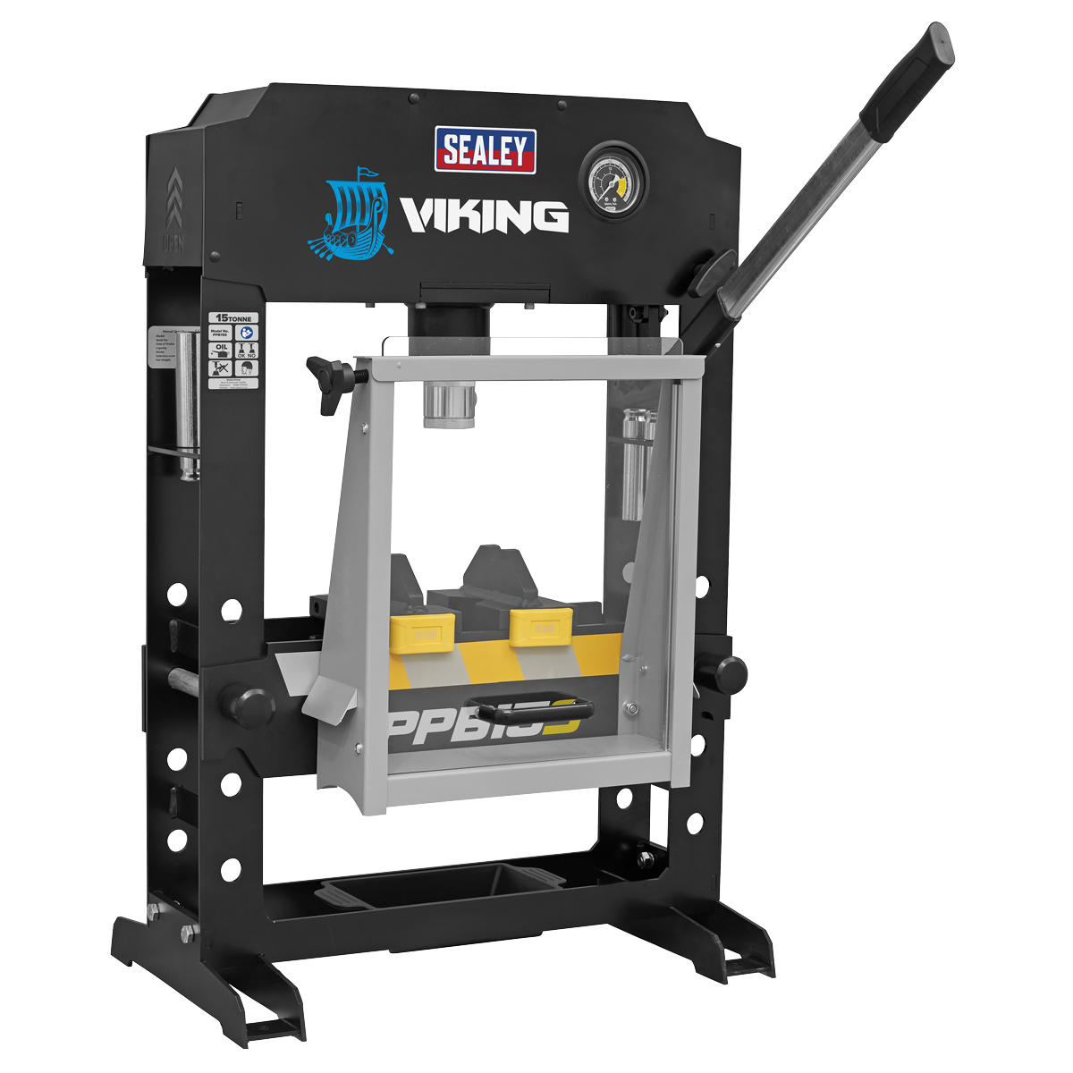 Sealey Viking Bench Type Hydraulic Press 15 Tonne PPB15S