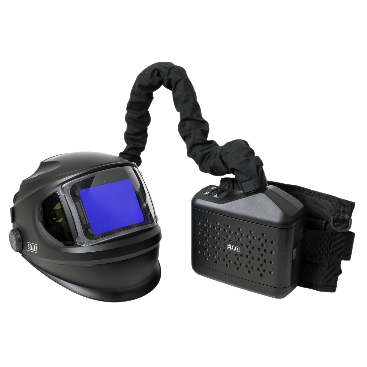 Sealey Auto Darkening Welding Helmet with TH3 Powered Air Purifying Respirator (PAPR) PWH618