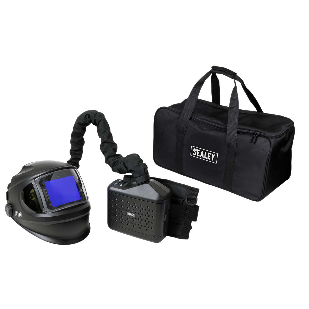 Sealey Auto Darkening Welding Helmet with TH3 Powered Air Purifying Respirator (PAPR) PWH618