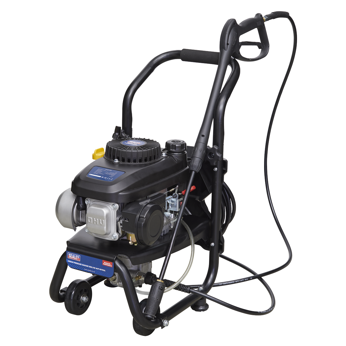 Sealey Pressure Washer 150bar 576L/hr 4hp - Petrol PWM1300