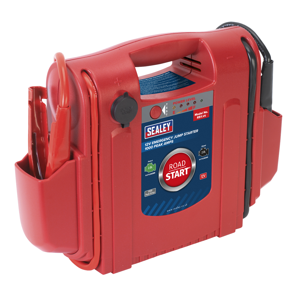 Sealey RoadStart® 12V Emergency Jump Starter 1000 Peak Amps RS1