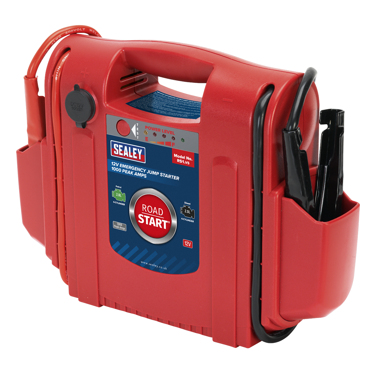 Sealey RoadStart® 12V Emergency Jump Starter 1000 Peak Amps RS1