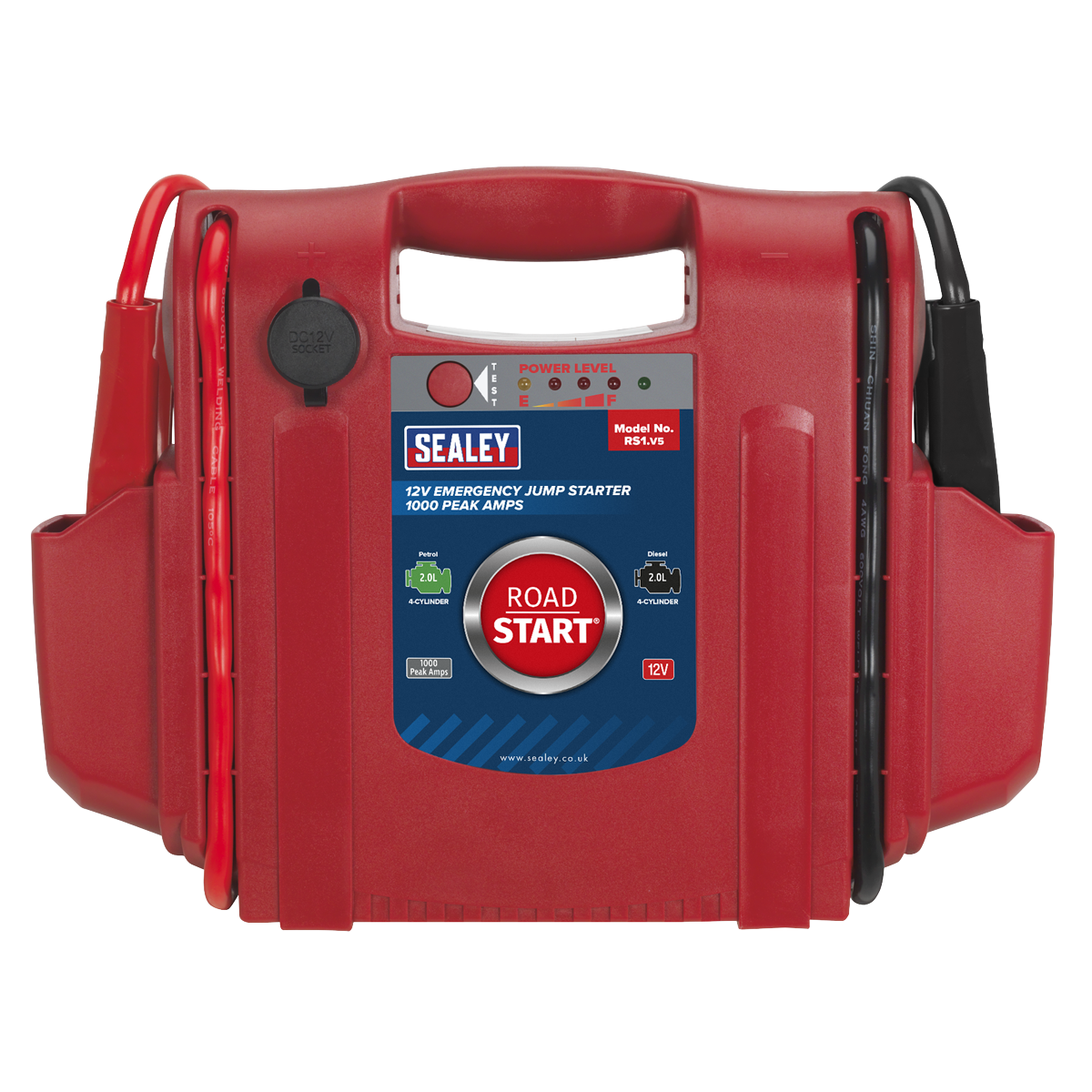 Sealey RoadStart® 12V Emergency Jump Starter 1000 Peak Amps RS1