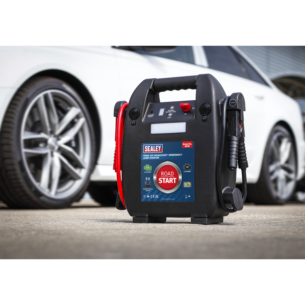 Sealey RoadStart® 12V Emergency 4-Cylinder Jump Starter 2L RS1B