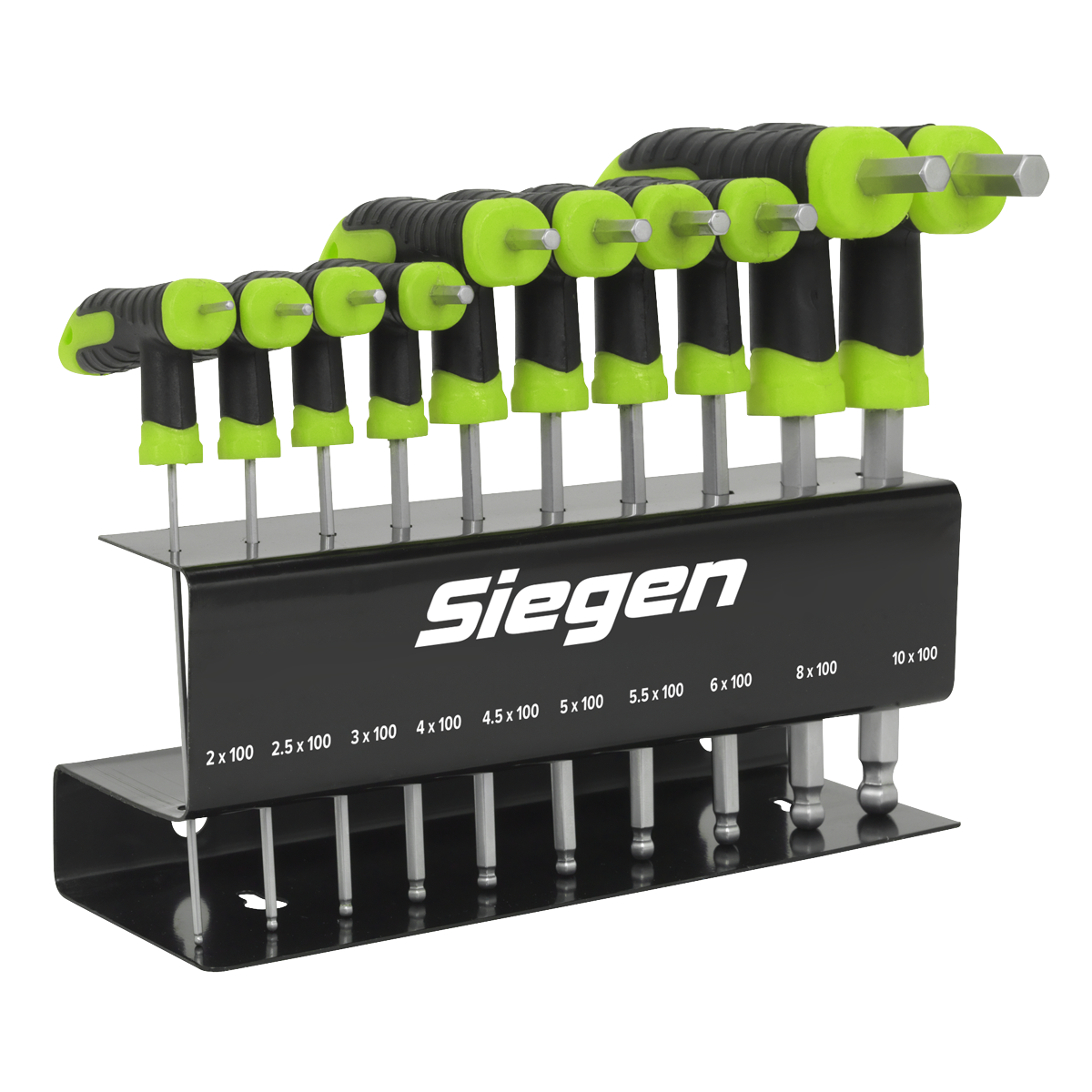 Sealey Siegen T-Handle Ball-End Hex Key Set 10pc S01150