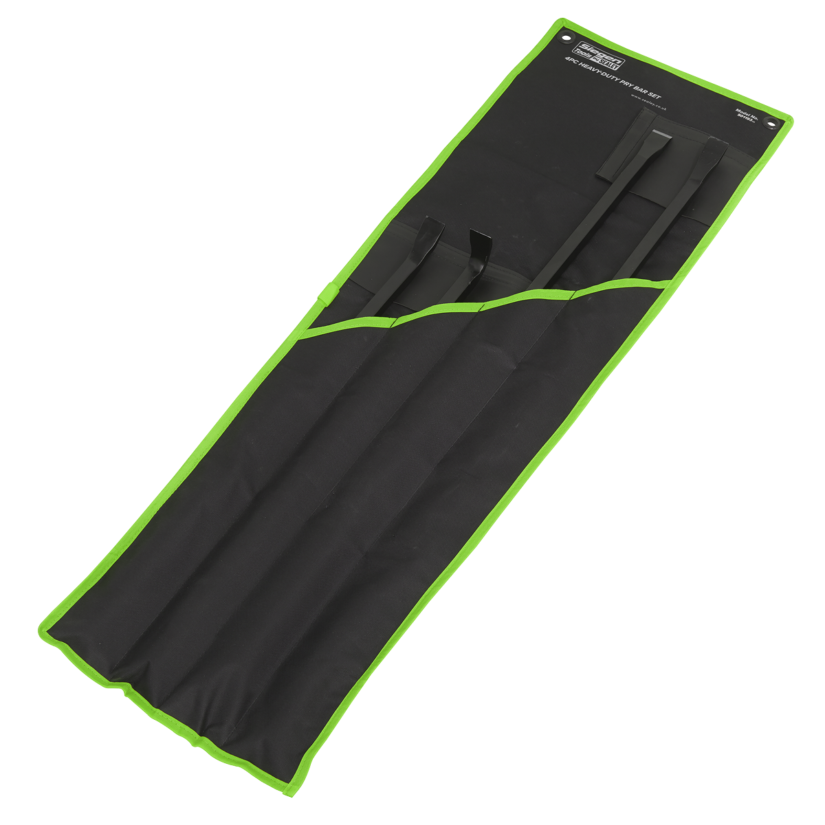 Sealey Heavy-Duty Pry Bar Set with Hammer Cap 4pc S01193