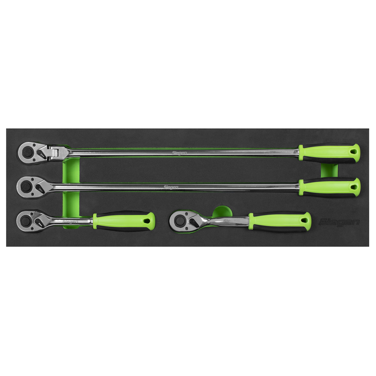 Sealey Siegen Ratchet Wrench Set with Flip Reverse 1/2"Sq Drive 4pc S01231
