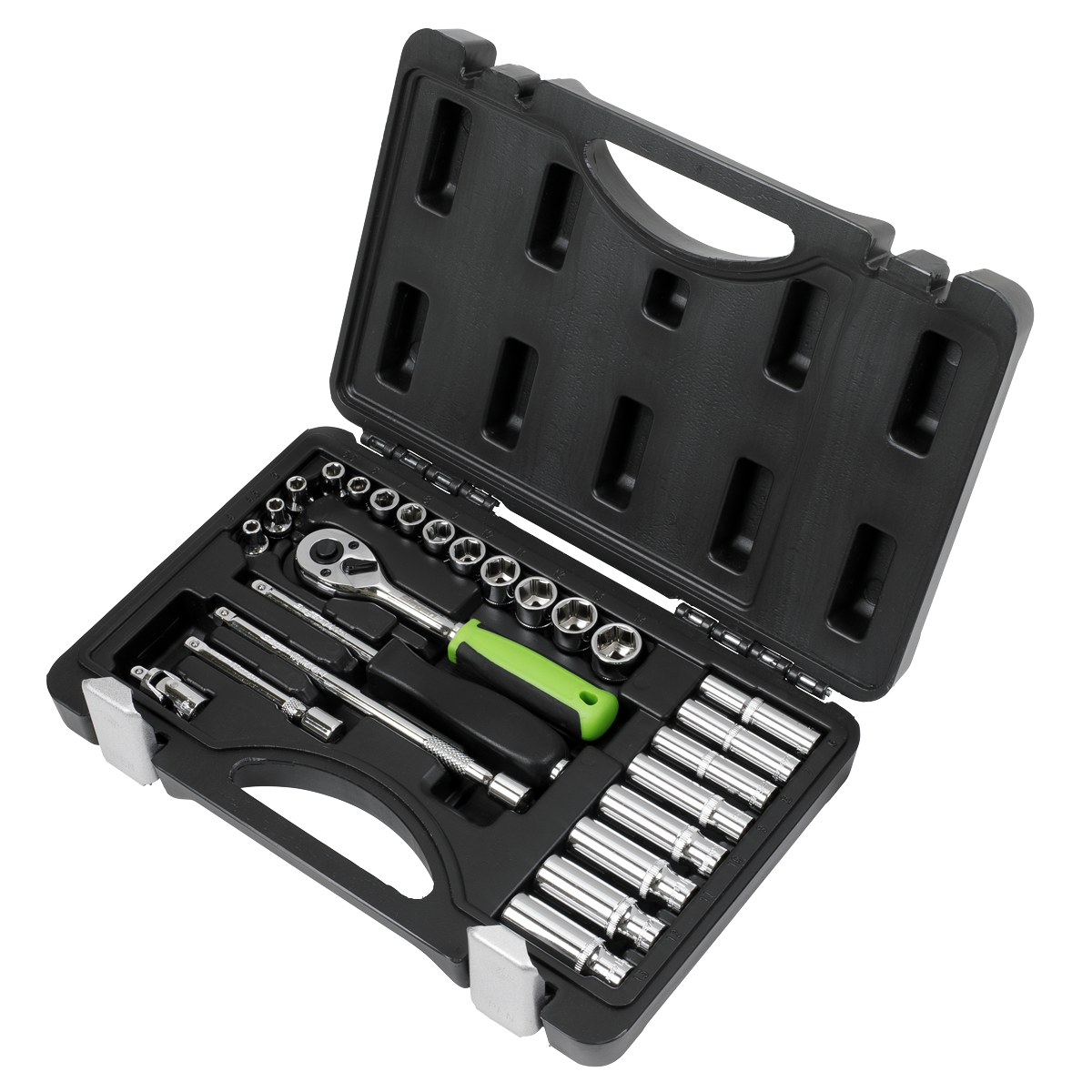 Sealey Siegen Socket Set 1/4"Sq Drive 26pc S01234