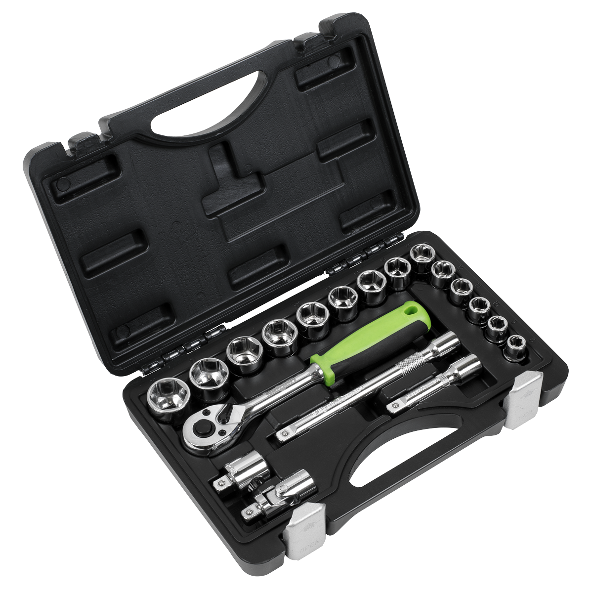 Sealey Siegen Socket Set 3/8"Sq Drive 19pc S01235