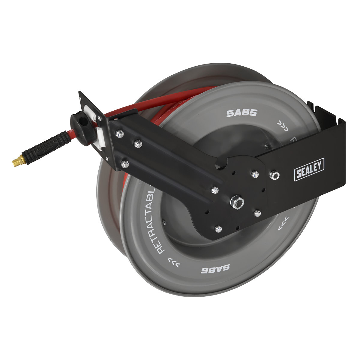 Sealey 20m Retractable Rubber Air Hose with Steel Reel 10mm ID SA85