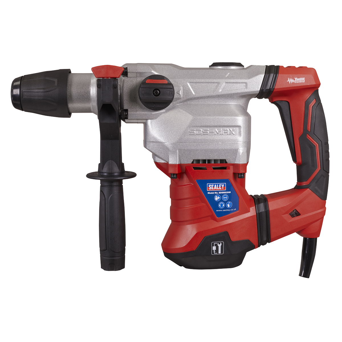 Sealey 40mm SDS MAX Rotary Hammer Drill 1500W/230V SDSMAX40