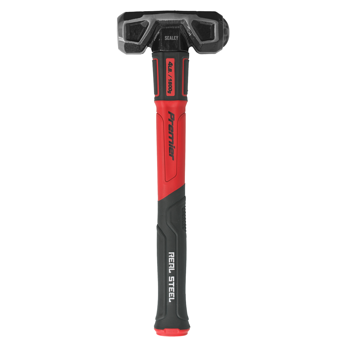 Sealey Premier Short Handle Sledge Hammer with Fibreglass Shaft 4lb SLHG04