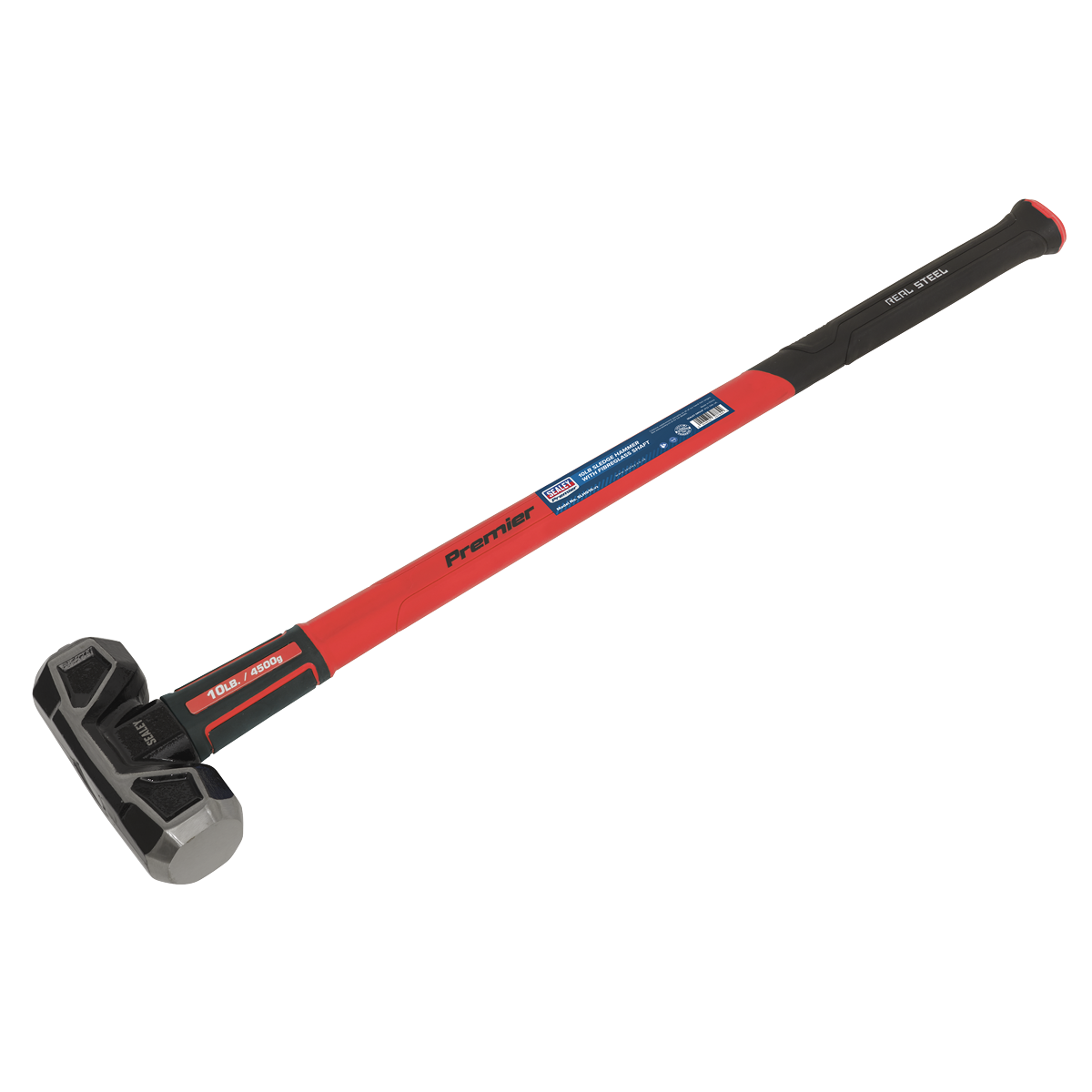 Sealey Premier Sledge Hammer with Fibreglass Shaft 10lb SLHG10