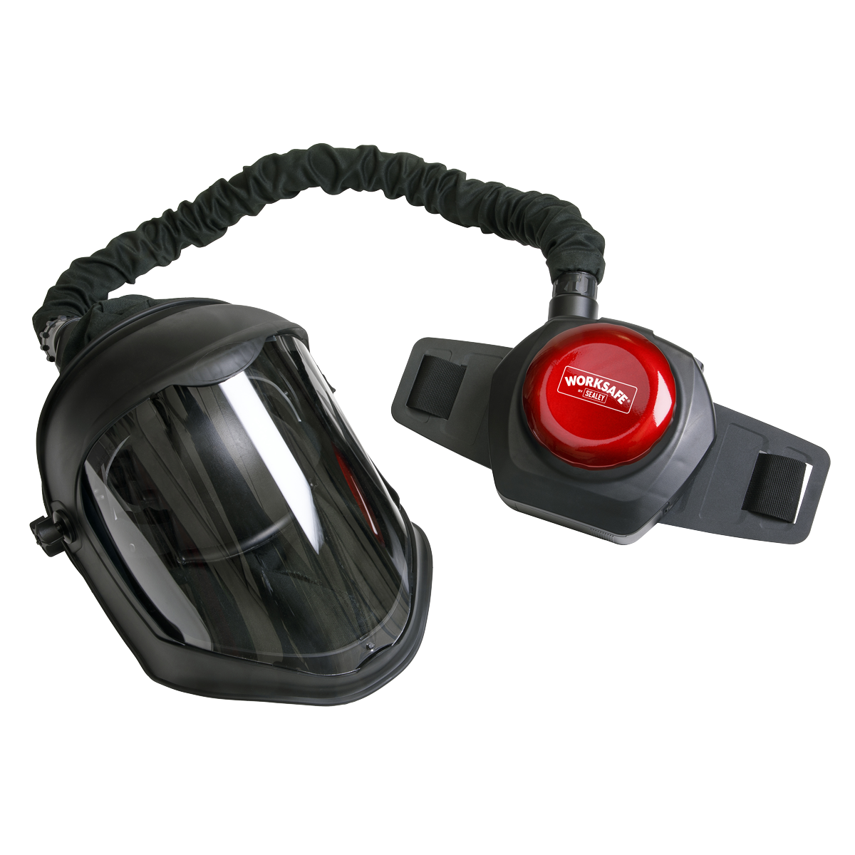 Sealey Worksafe® Deluxe Face Shield with Powered Air Purifying Respirator (PAPR) SSP80PAPR
