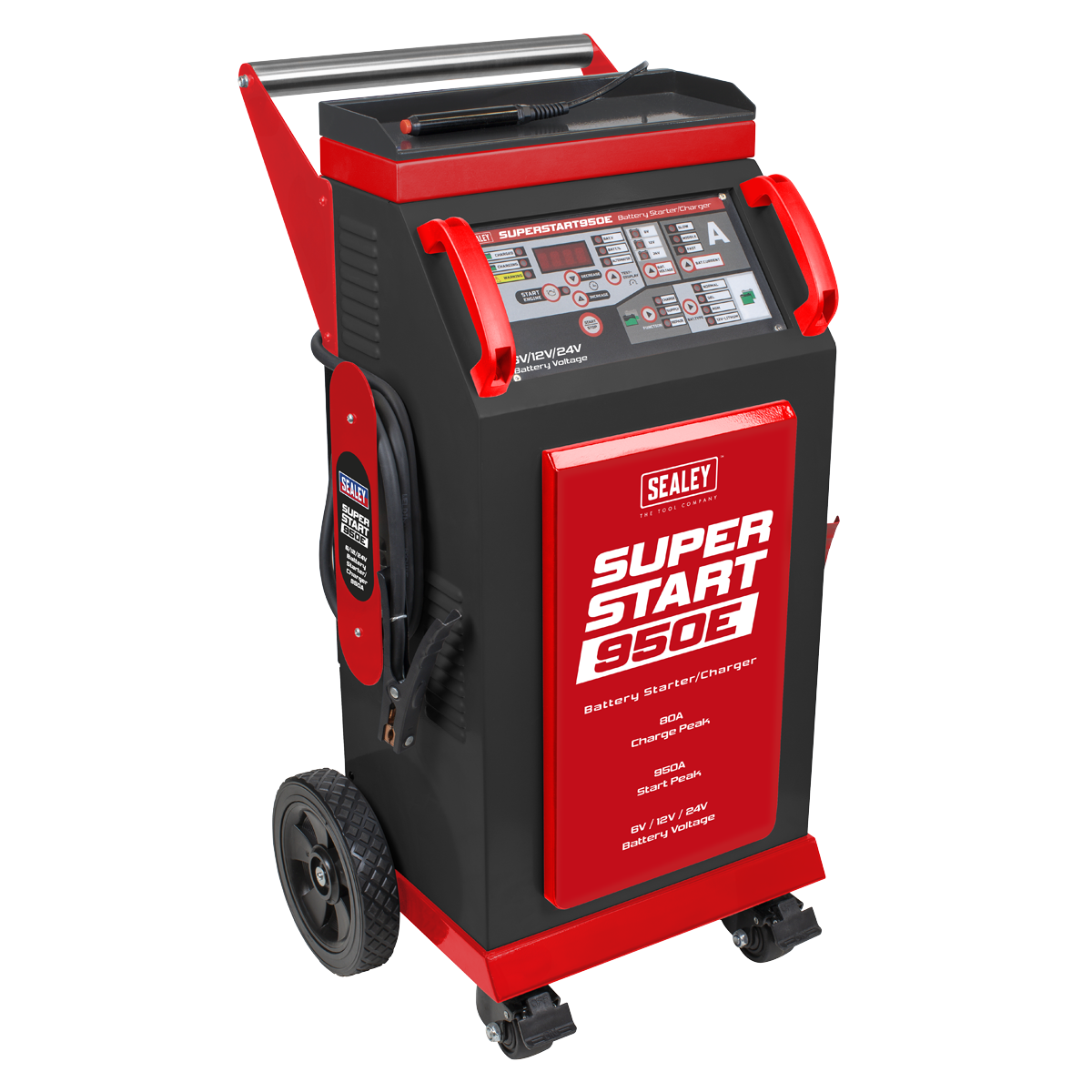 Sealey 6/12/24V Battery Starter/Charger 950A SUPERSTART950E