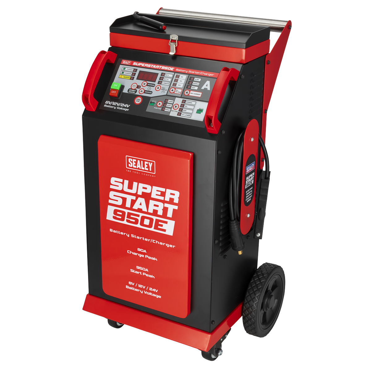 Sealey 6/12/24V Battery Starter/Charger 950A SUPERSTART950E